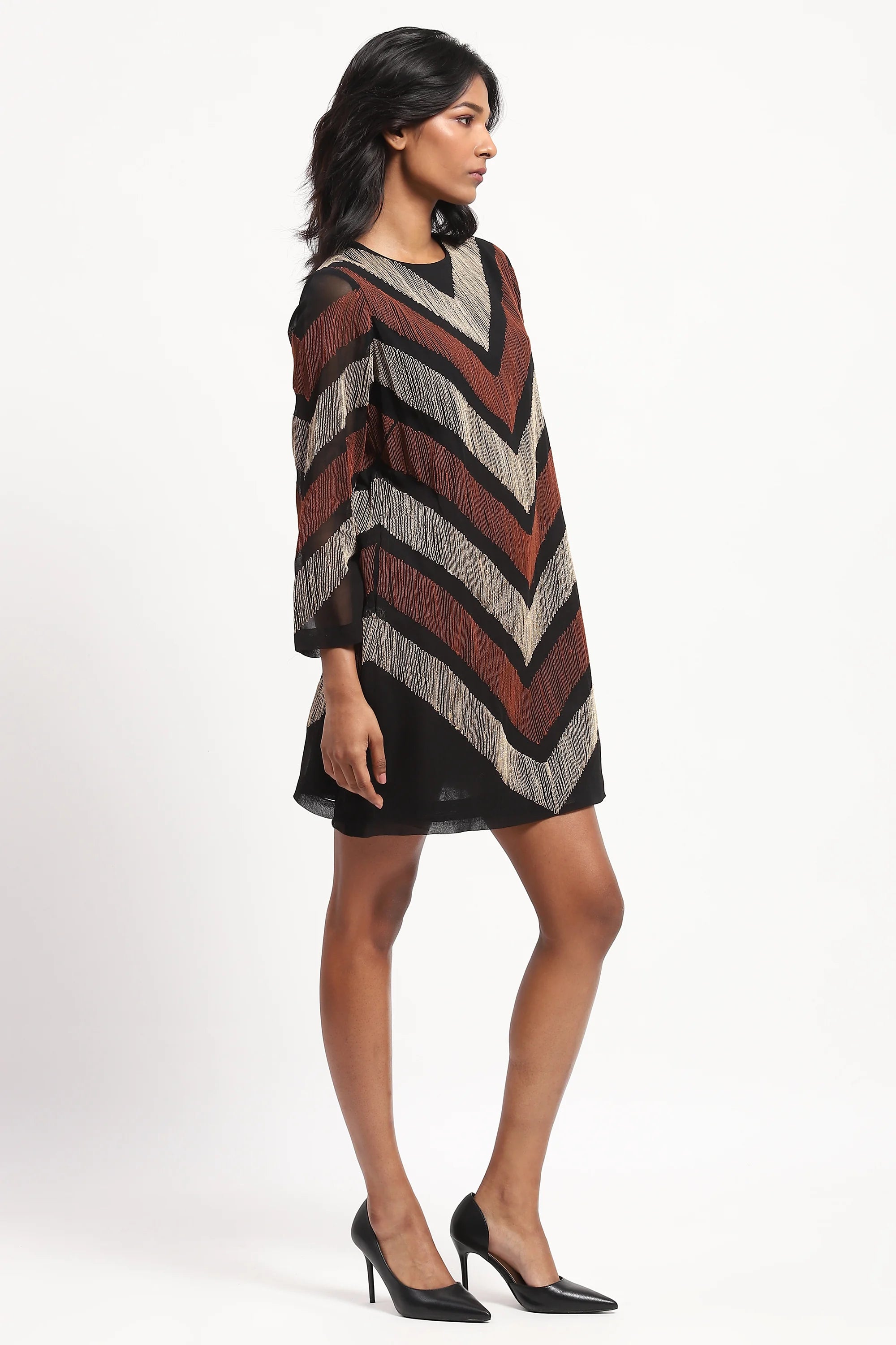 Dori Chevron Dress