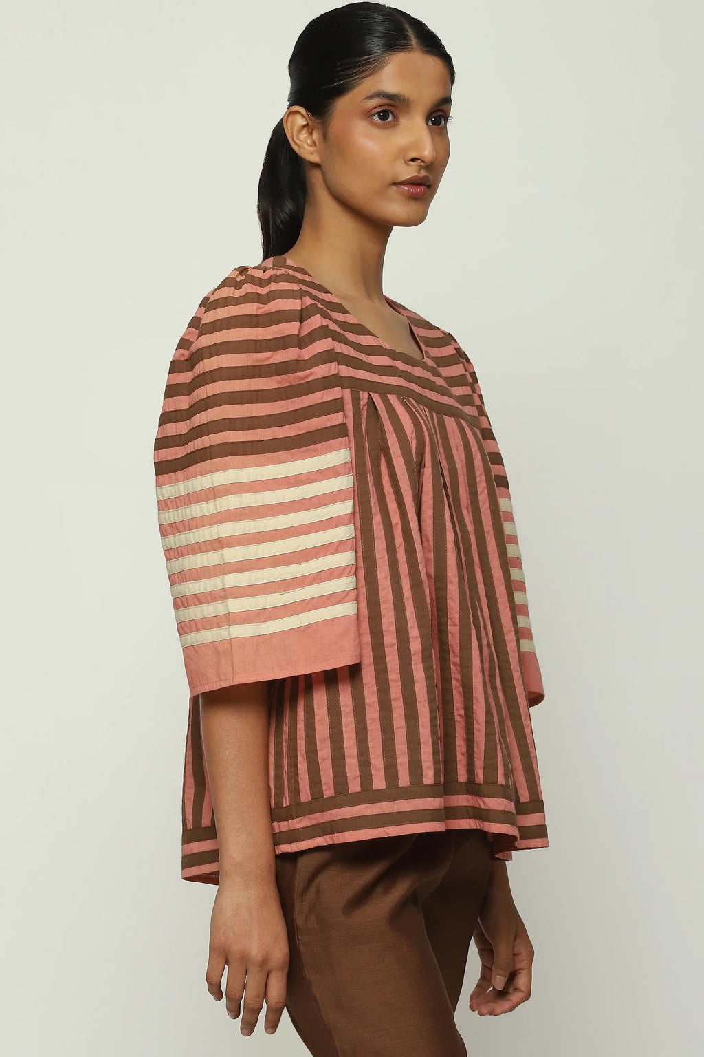 Applique Stripes Top