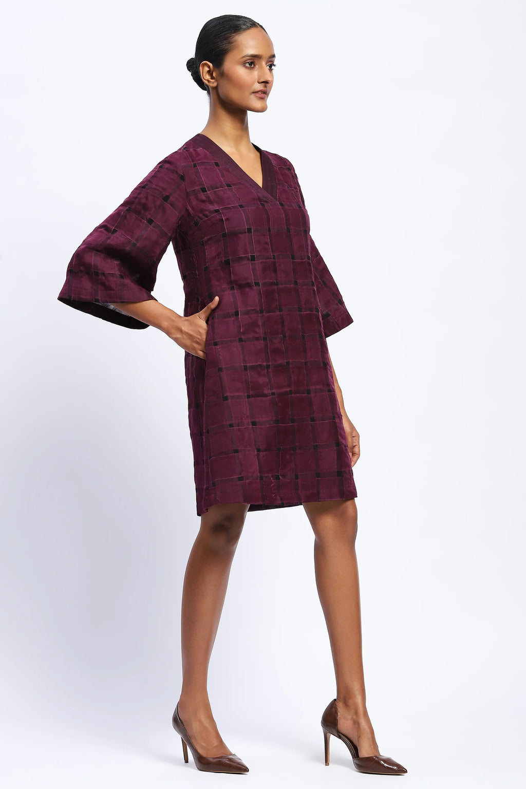 Organza Weave Dress