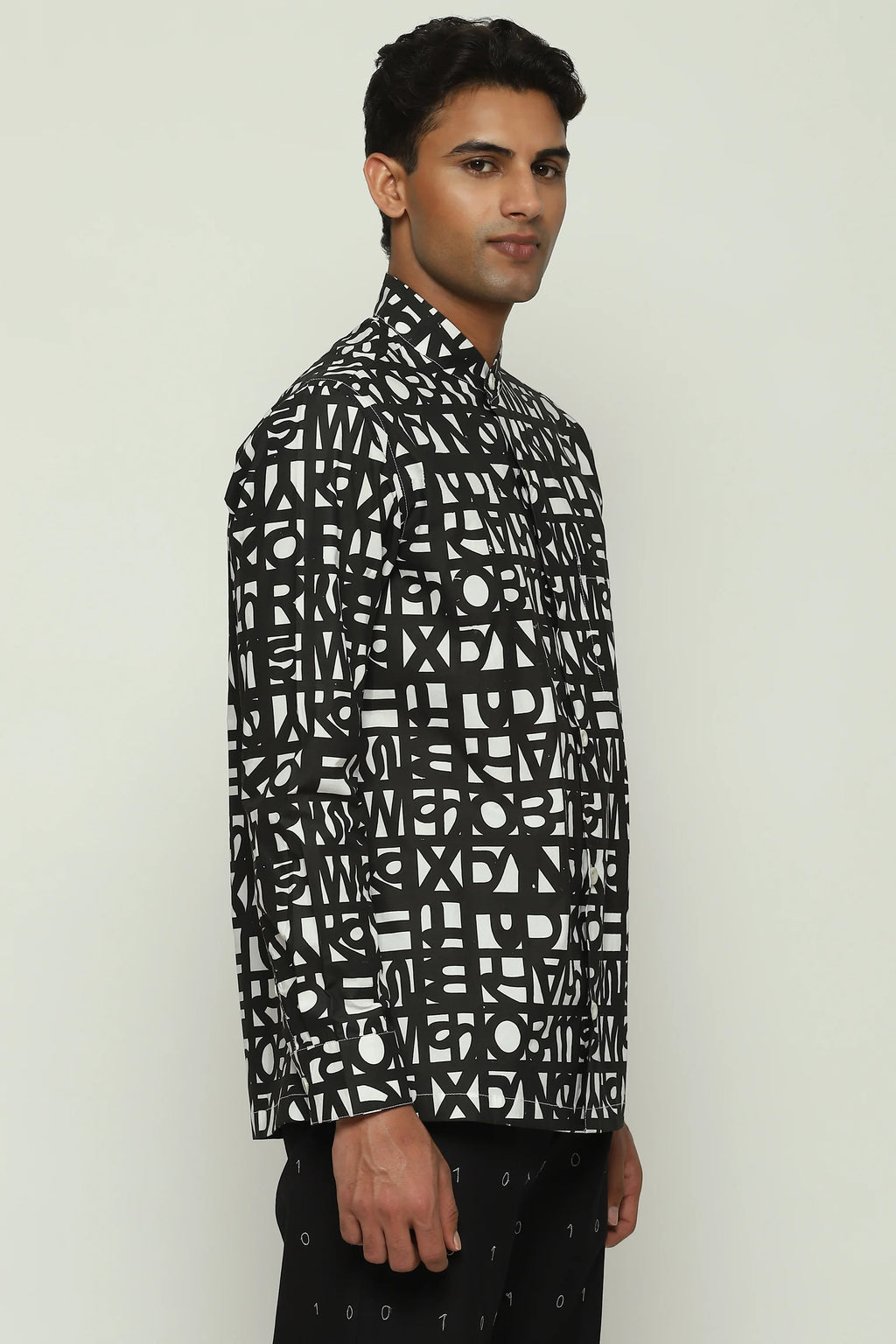 Jaali Calligraphy Shirt