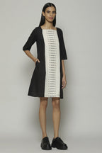 Body Kuppadam Handwoven Cotton Kurta Ivory-Black
