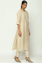 Calligraphy Cutwork Kurta
