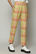 Handwoven Tencel X Cotton Pant Multicolour