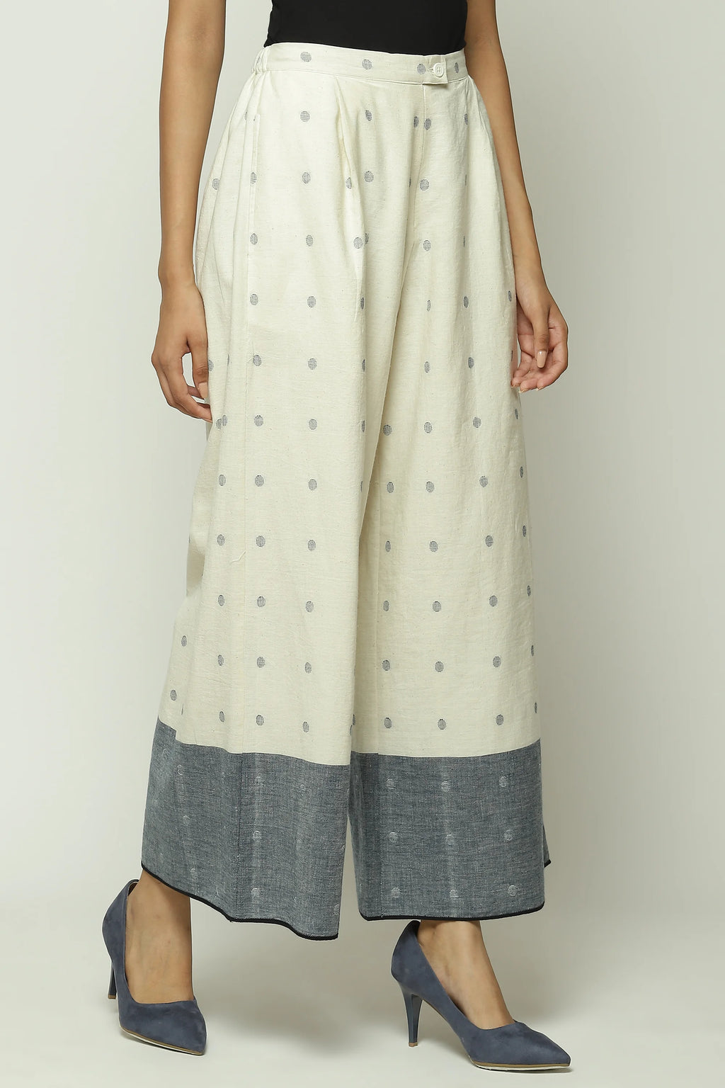 Border Jamdani Dots Trouser