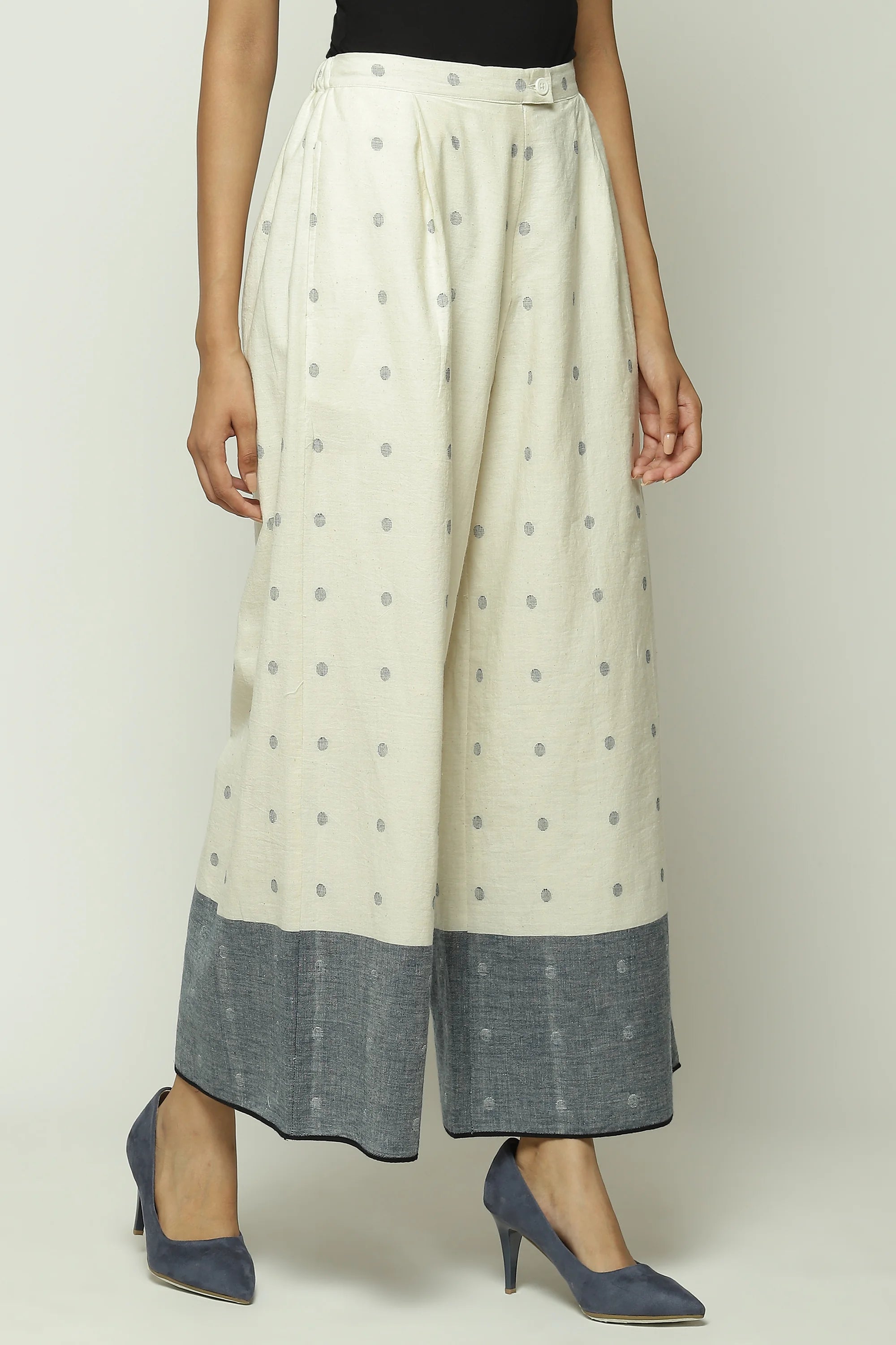 Border Jamdani Dots Trouser
