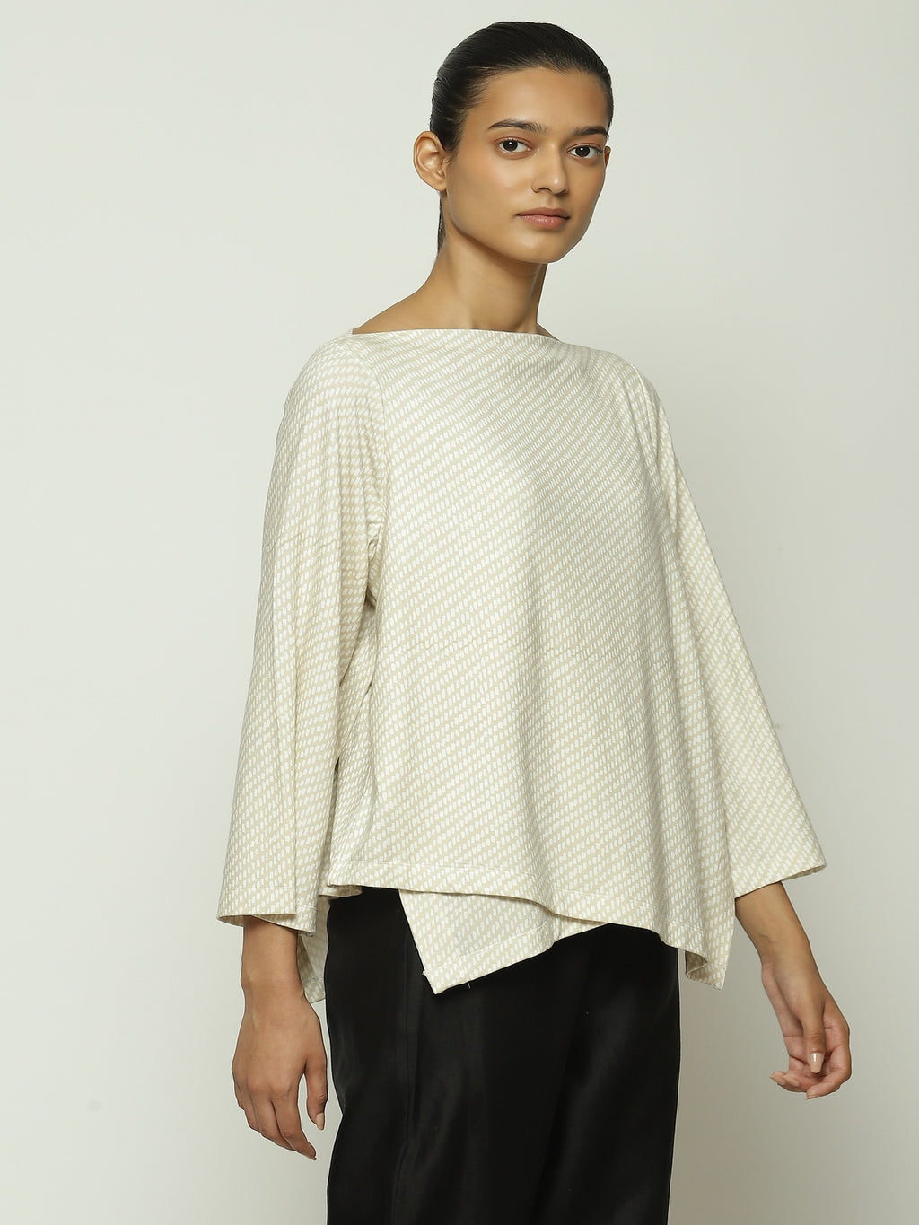 Twill Print Top