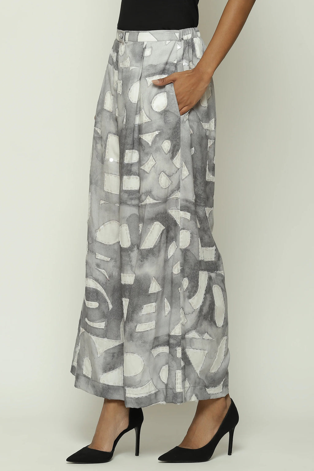 Watercolour Calligraphy Trouser
