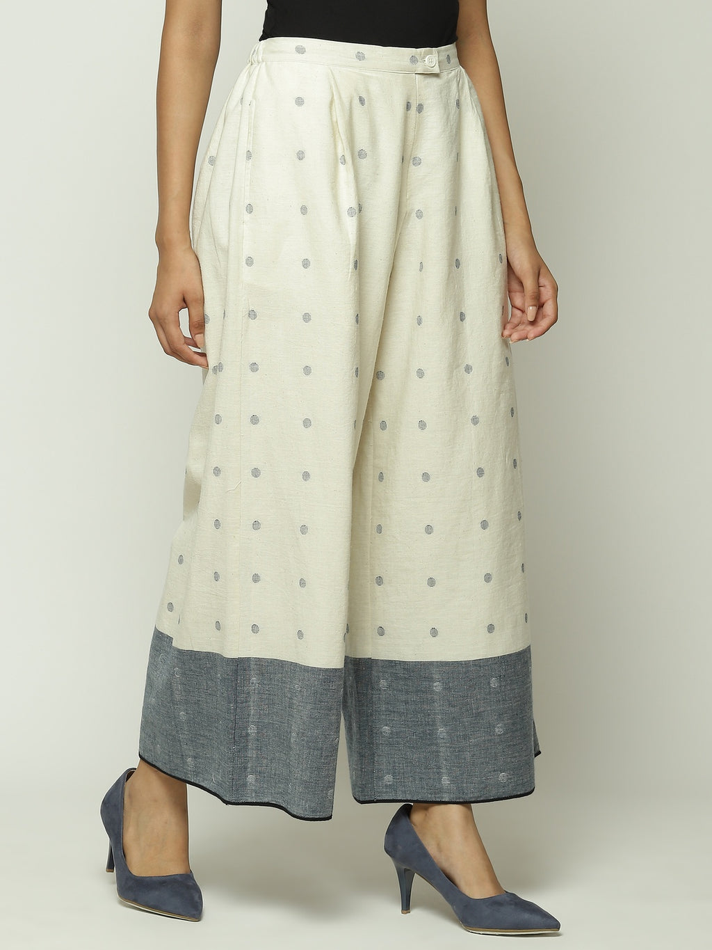 Border Jamdani Dots Trouser