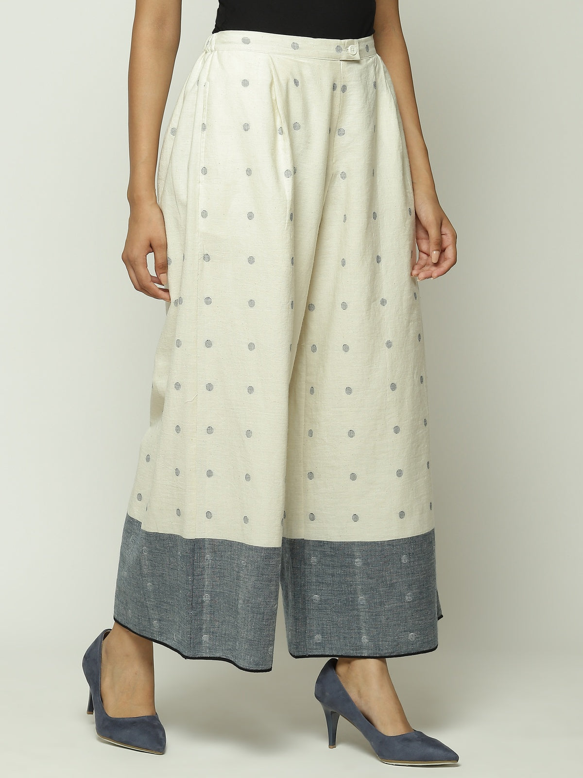 Border Jamdani Dots Trouser