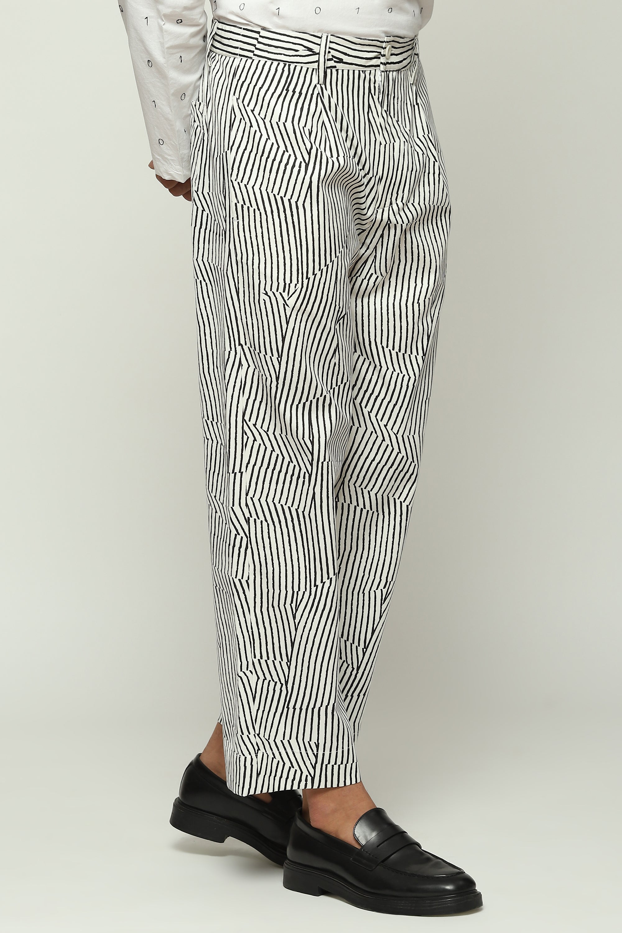 Broken Pinstripes Trouser