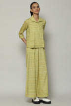 Space Dyed Handspun Handwoven Tencel Cotton Top