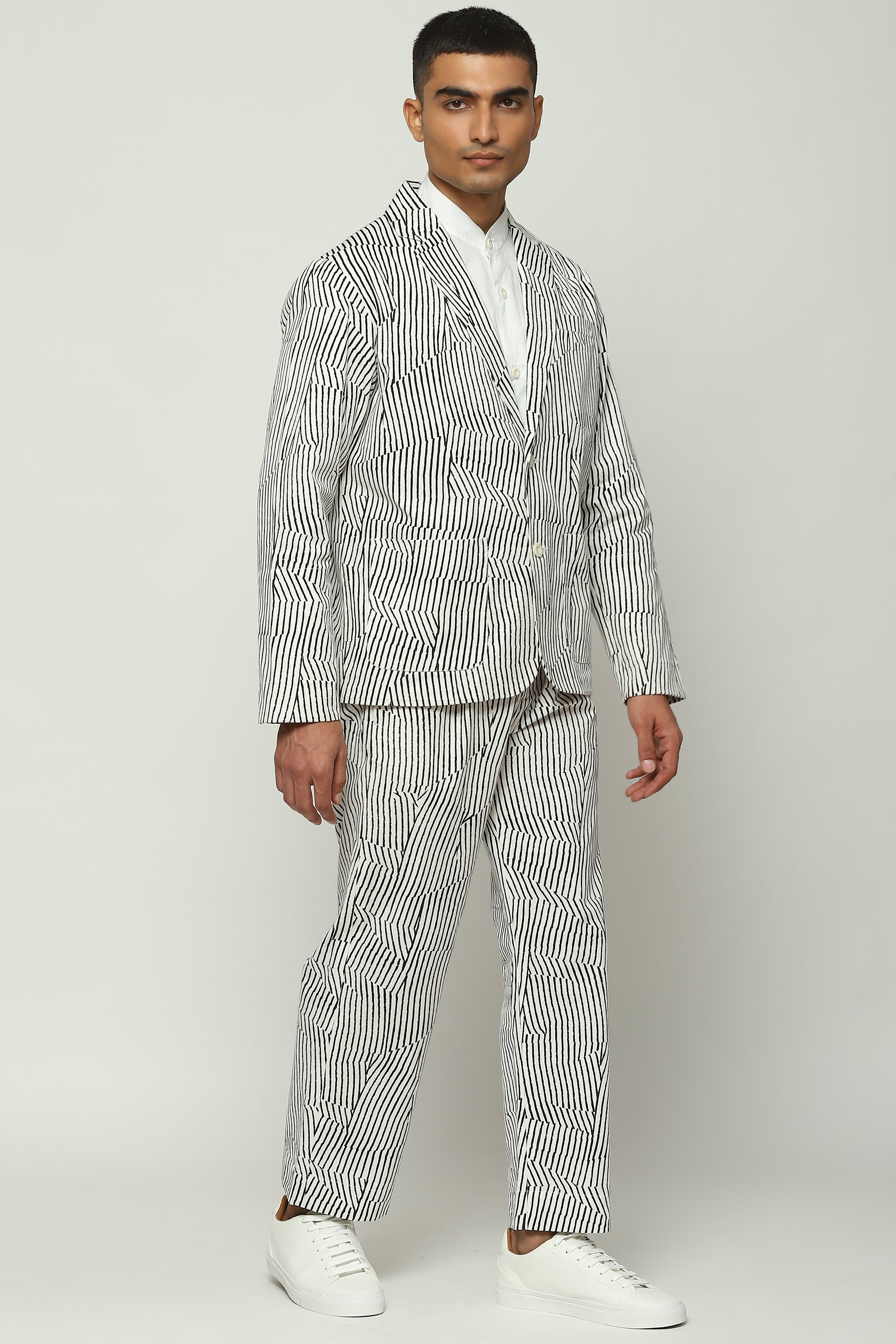 Broken Pinstripes Jacket