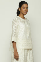 Calligraphy Cutwork Top