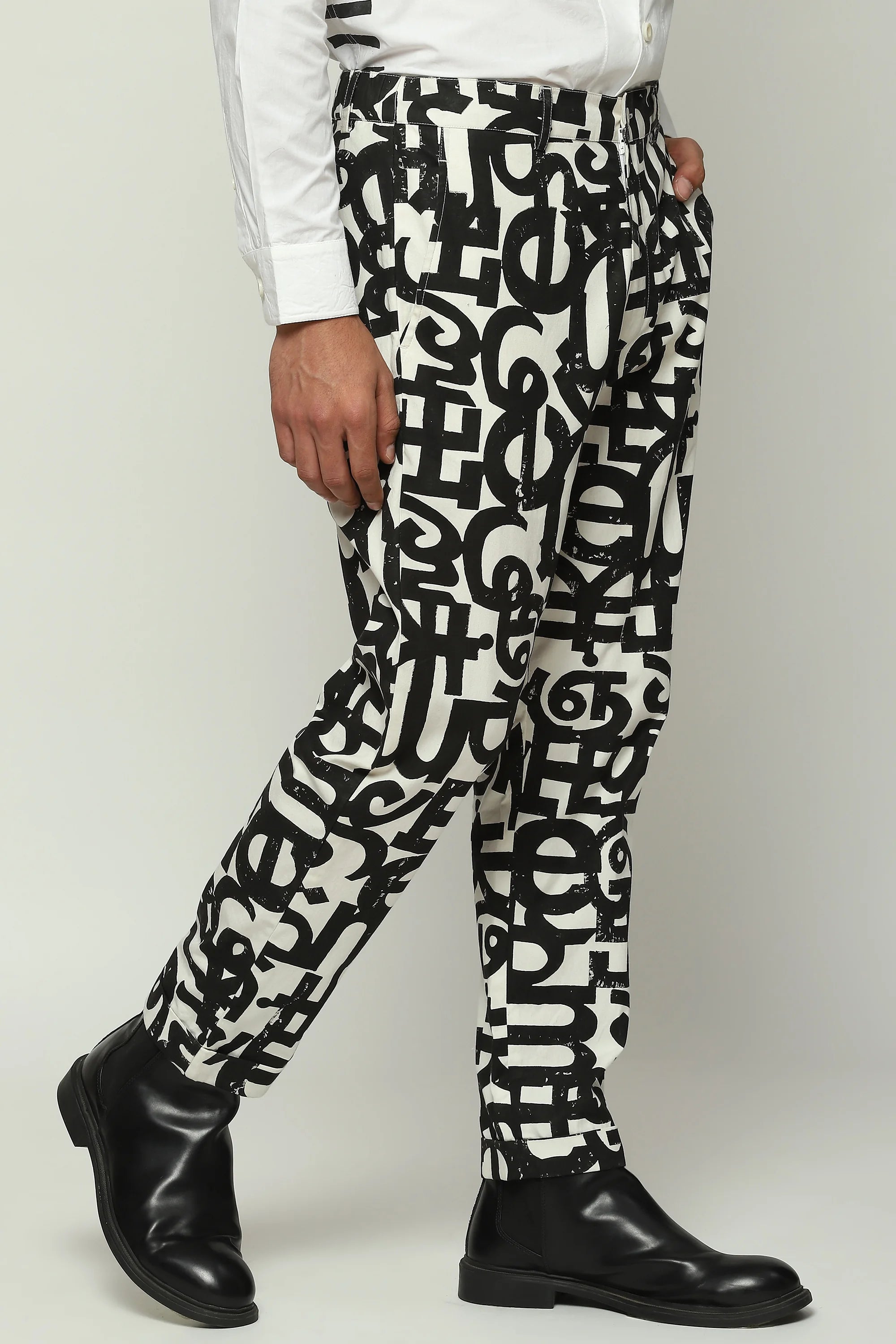 Organic Calligraphy Trouser
