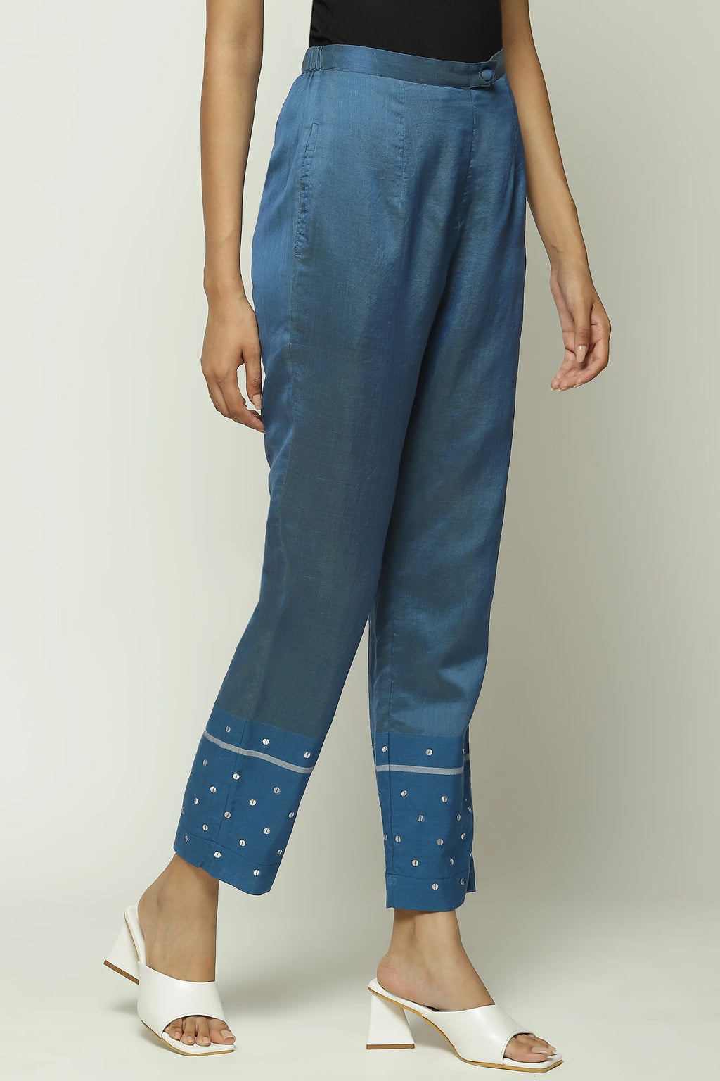 Maheshwar Dots Trouser