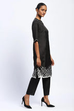 Lattice Ikat Kurta