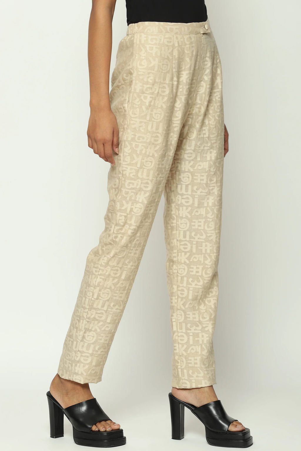 Calligraphy Cutwork Trouser