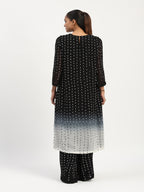 Ombre Stab Stitch Kurta