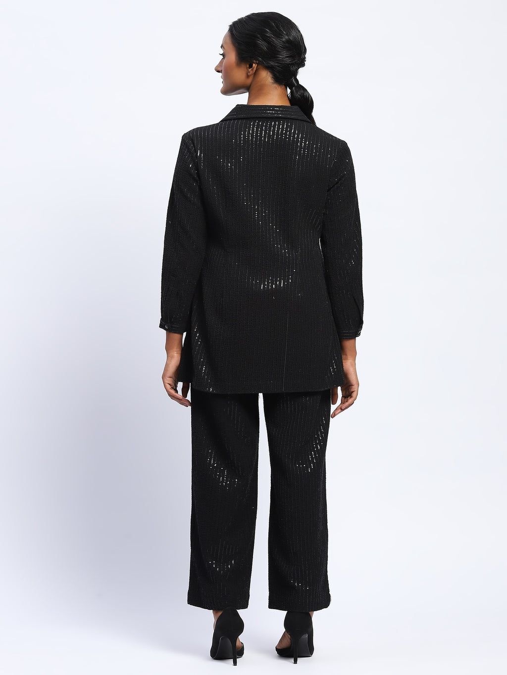 Sequin Seersucker Shirt