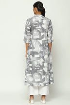 Watercolour Calligraphy Kurta