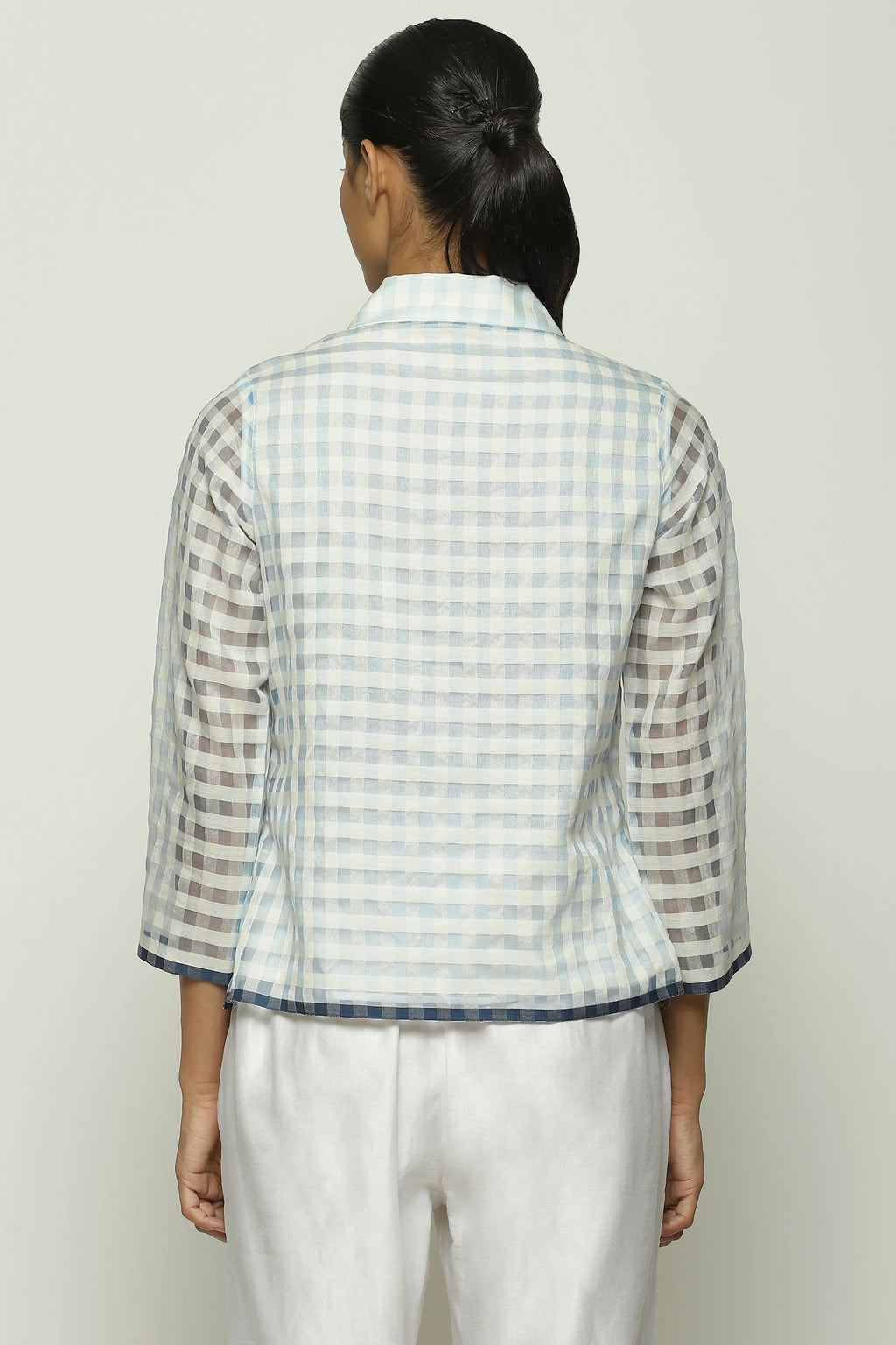 Maheshwar Gingham Checks Shirt
