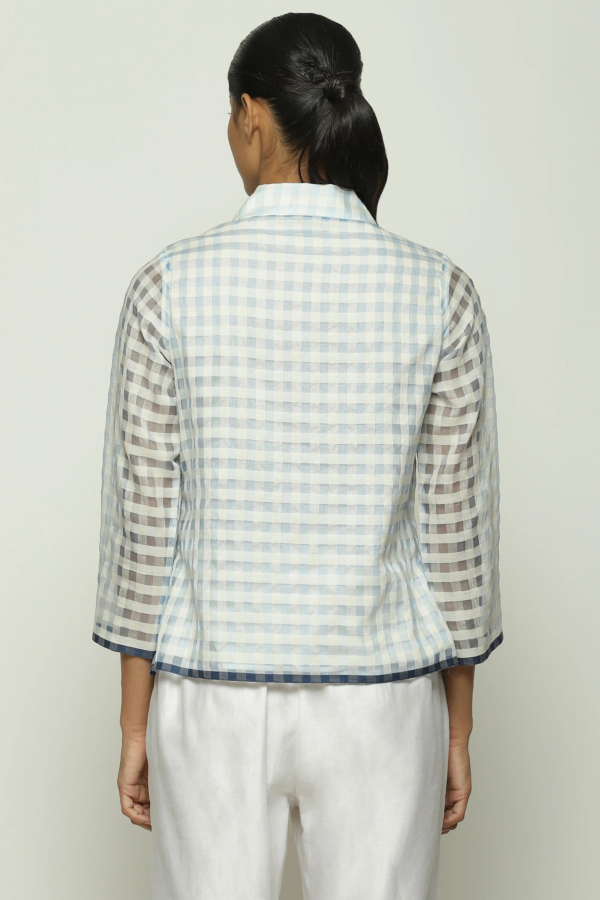 Maheshwar Gingham Checks Shirt