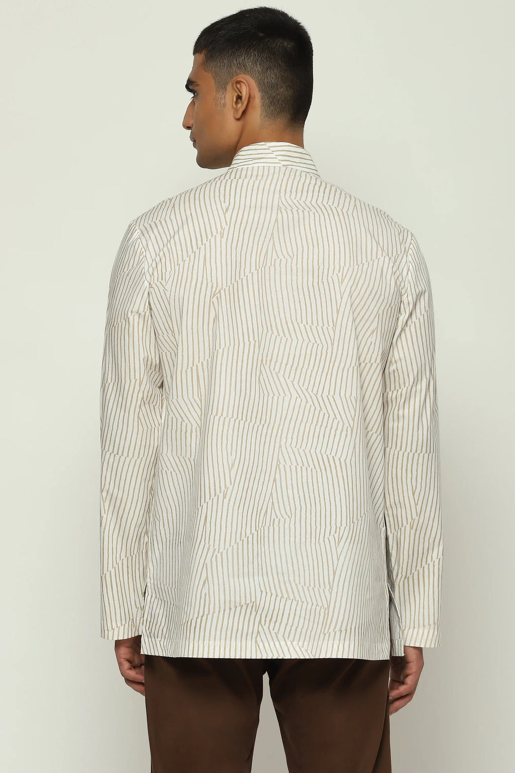 Broken Pinstripes Kurta