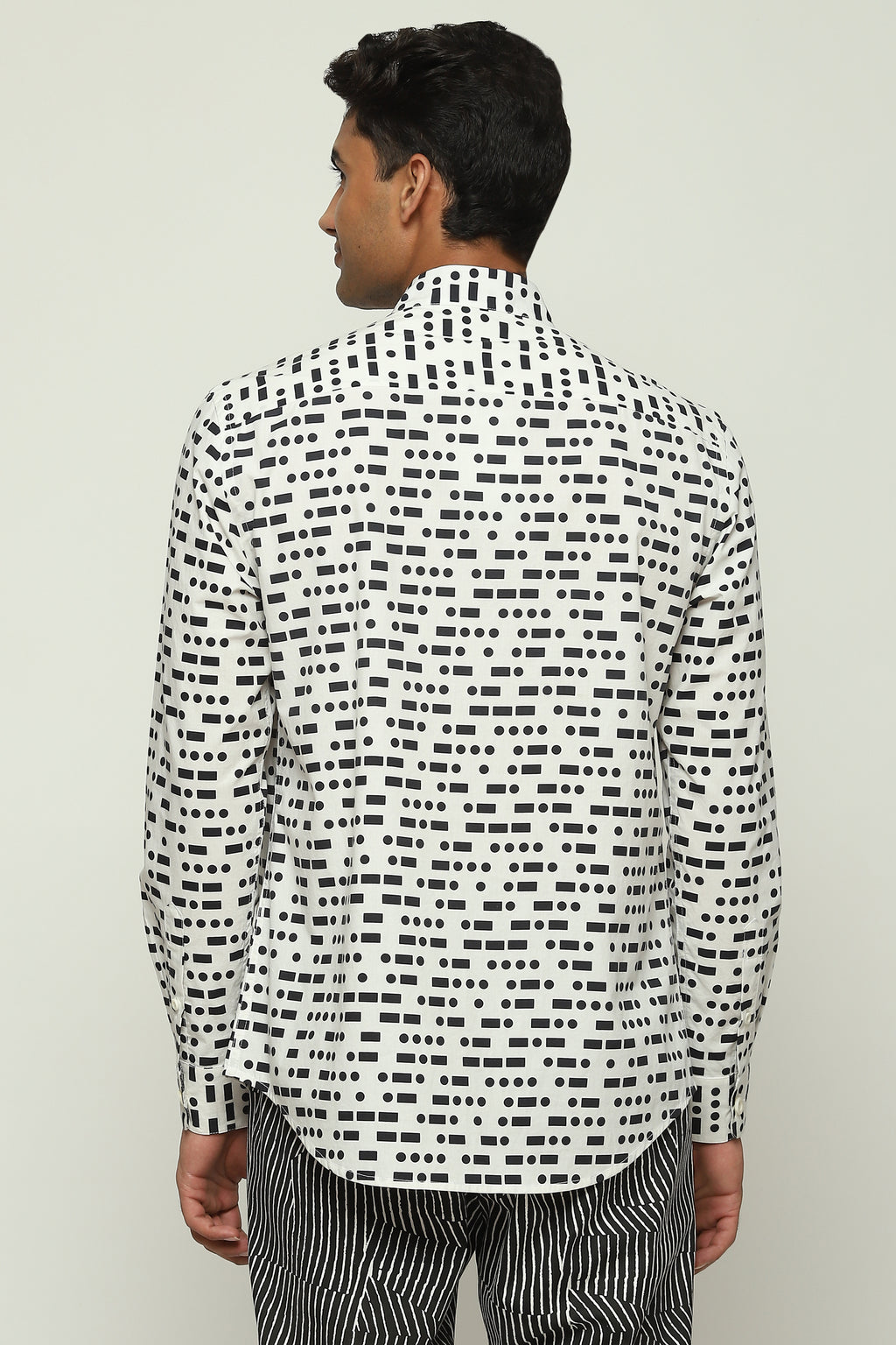 Printed Morse Code Shirt