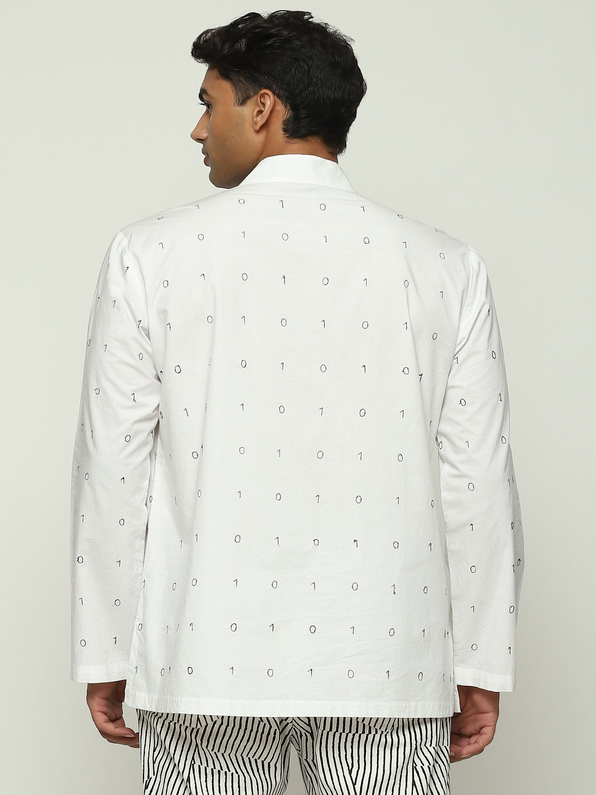 Embroidered Code Kurta