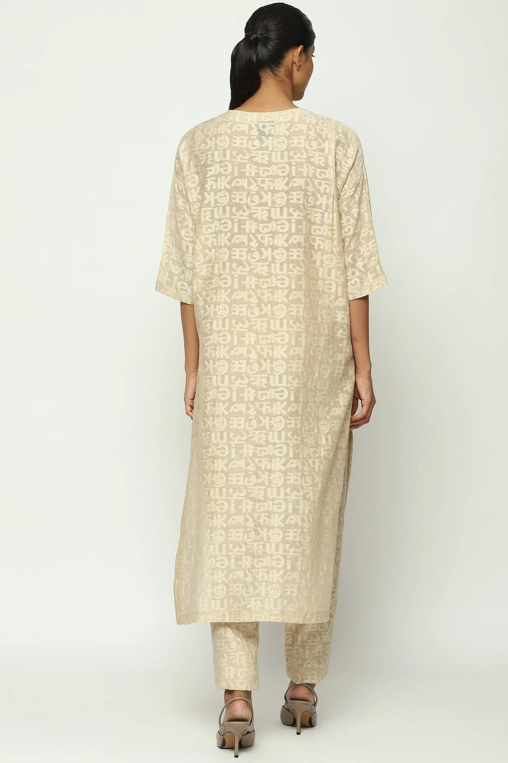 Calligraphy Cutwork Kurta