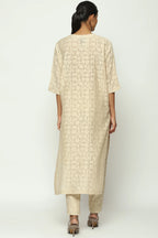 Calligraphy Cutwork Kurta