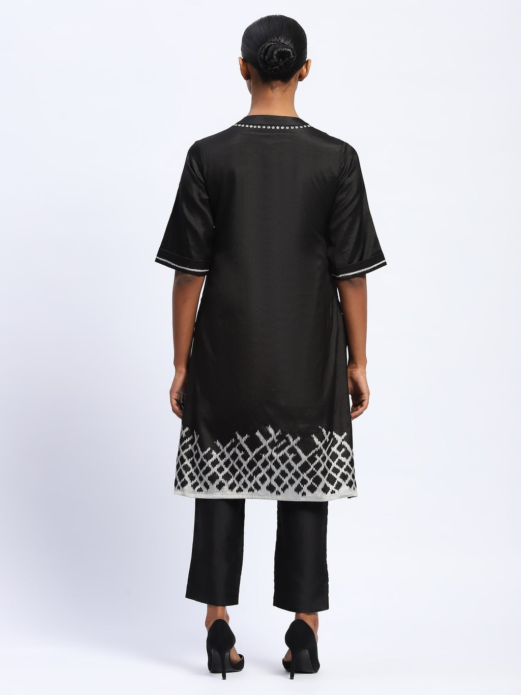 Lattice Ikat Kurta