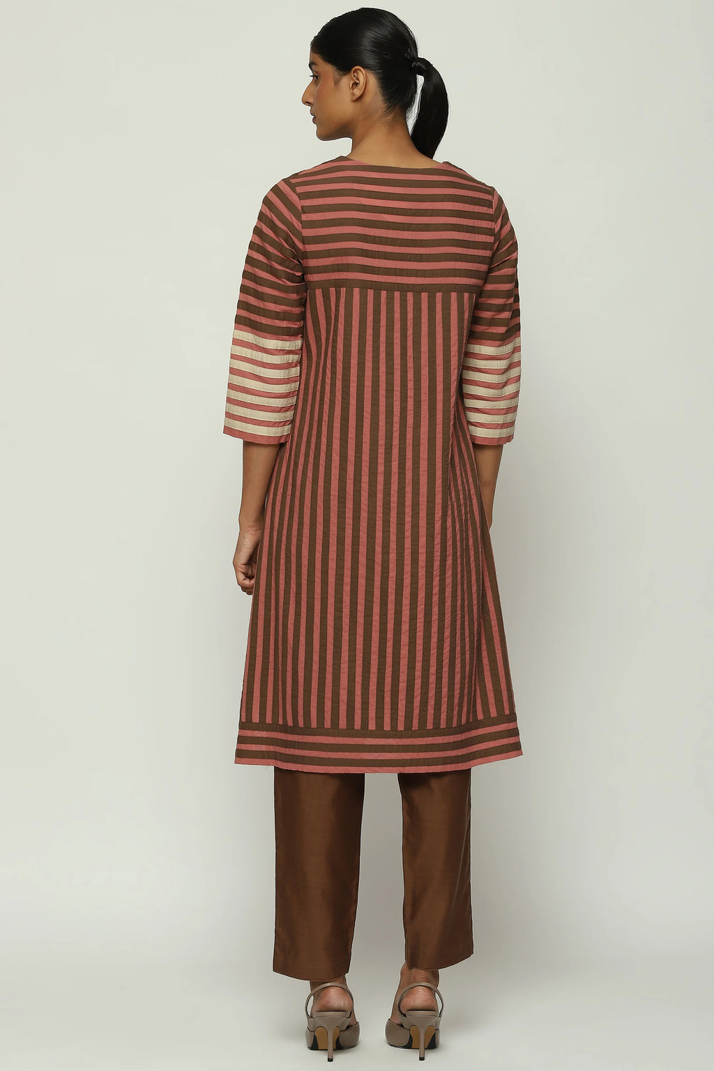 Applique Stripes Kurta