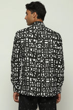 Jaali Calligraphy Shirt