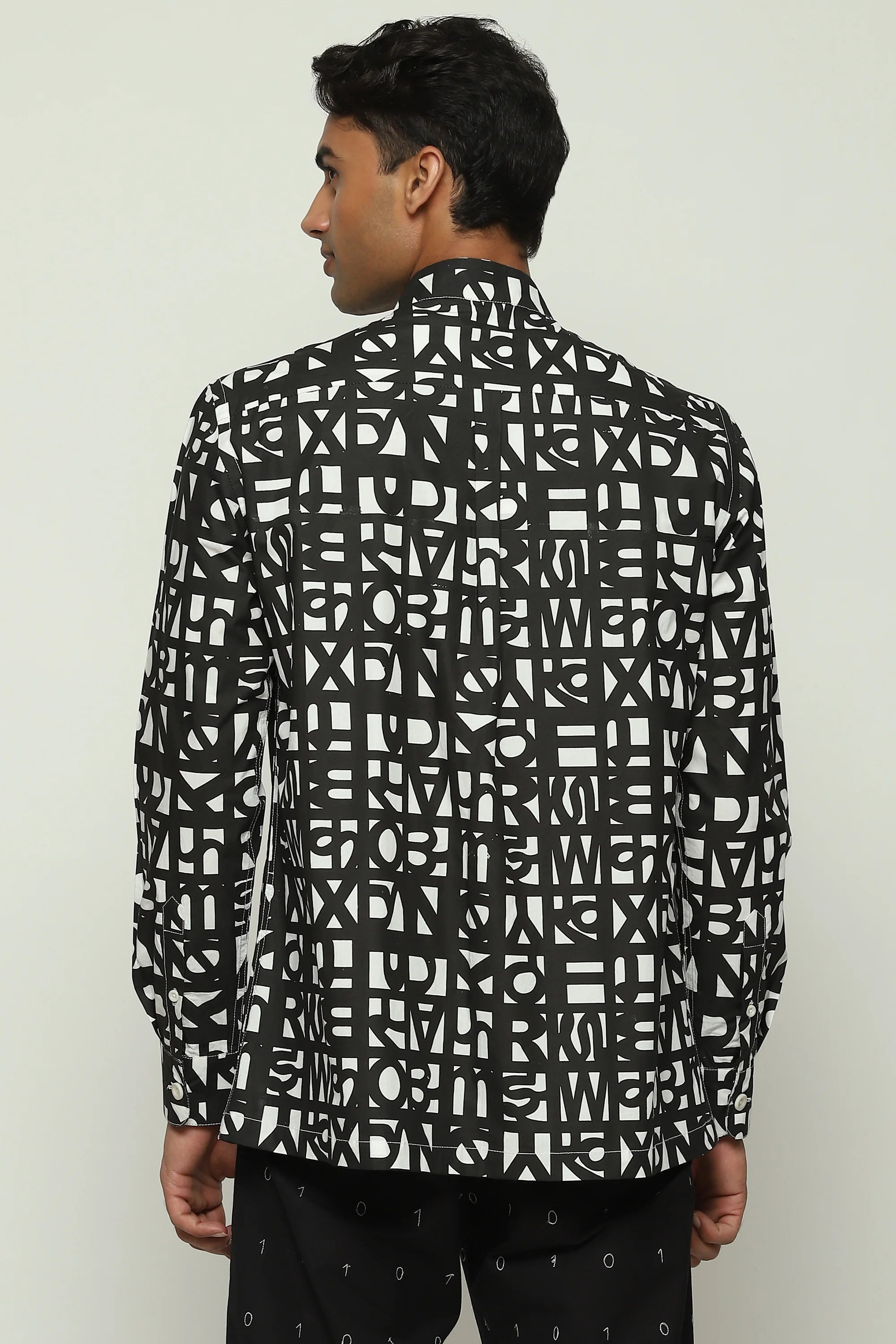 Jaali Calligraphy Shirt