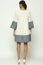 Border Jamdani Dots Dress