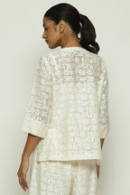 Calligraphy Cutwork Top