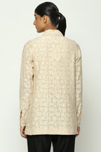 Calligraphy Cutwork Shirt