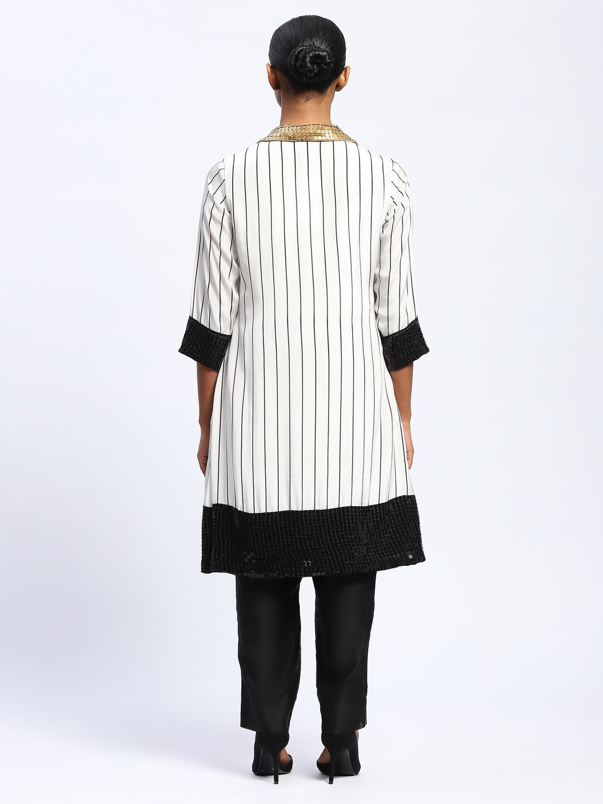Solid Stripes Kurta