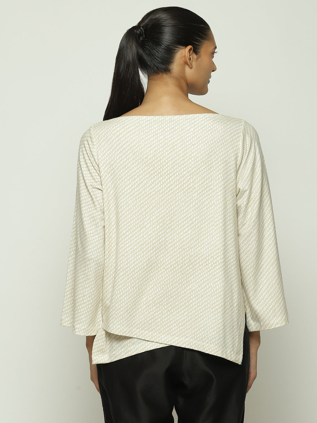 Twill Print Top