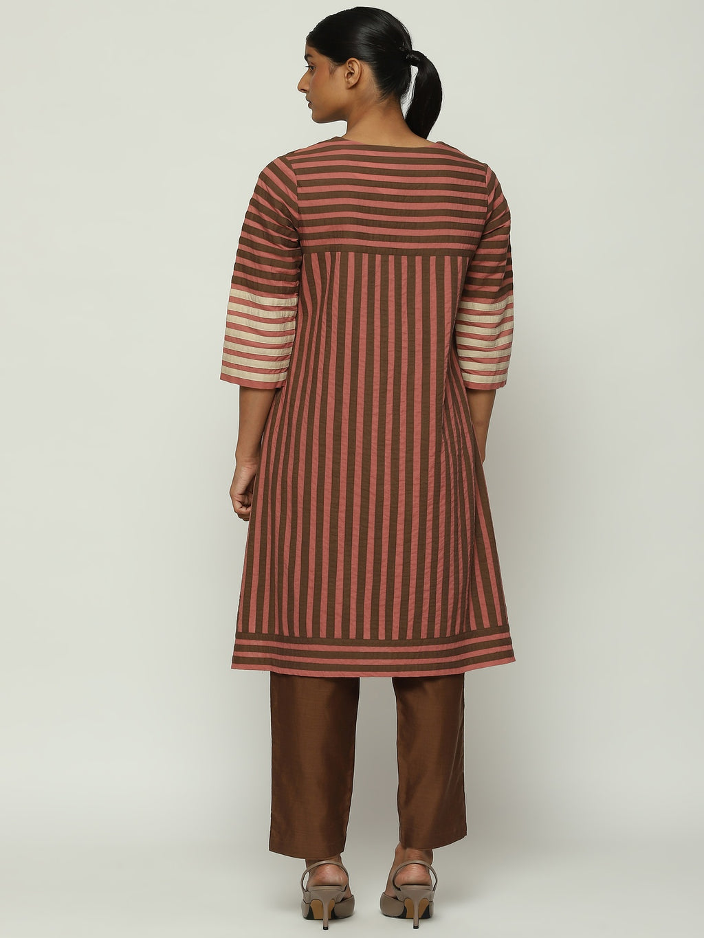 Applique Stripes Kurta