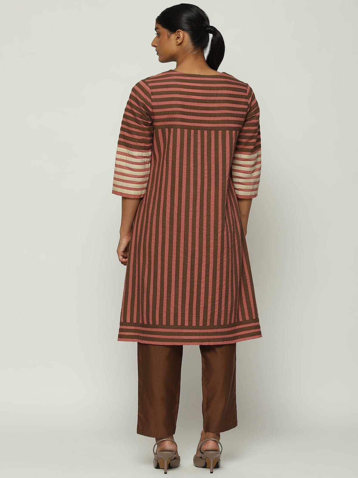 Applique Stripes Kurta
