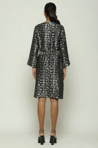 Calligraphy Cutwork Zari Dress