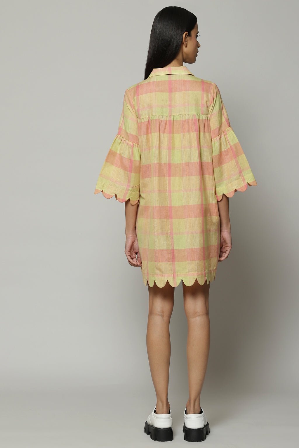 Handwoven Tencel X Cotton Dress Multicolour