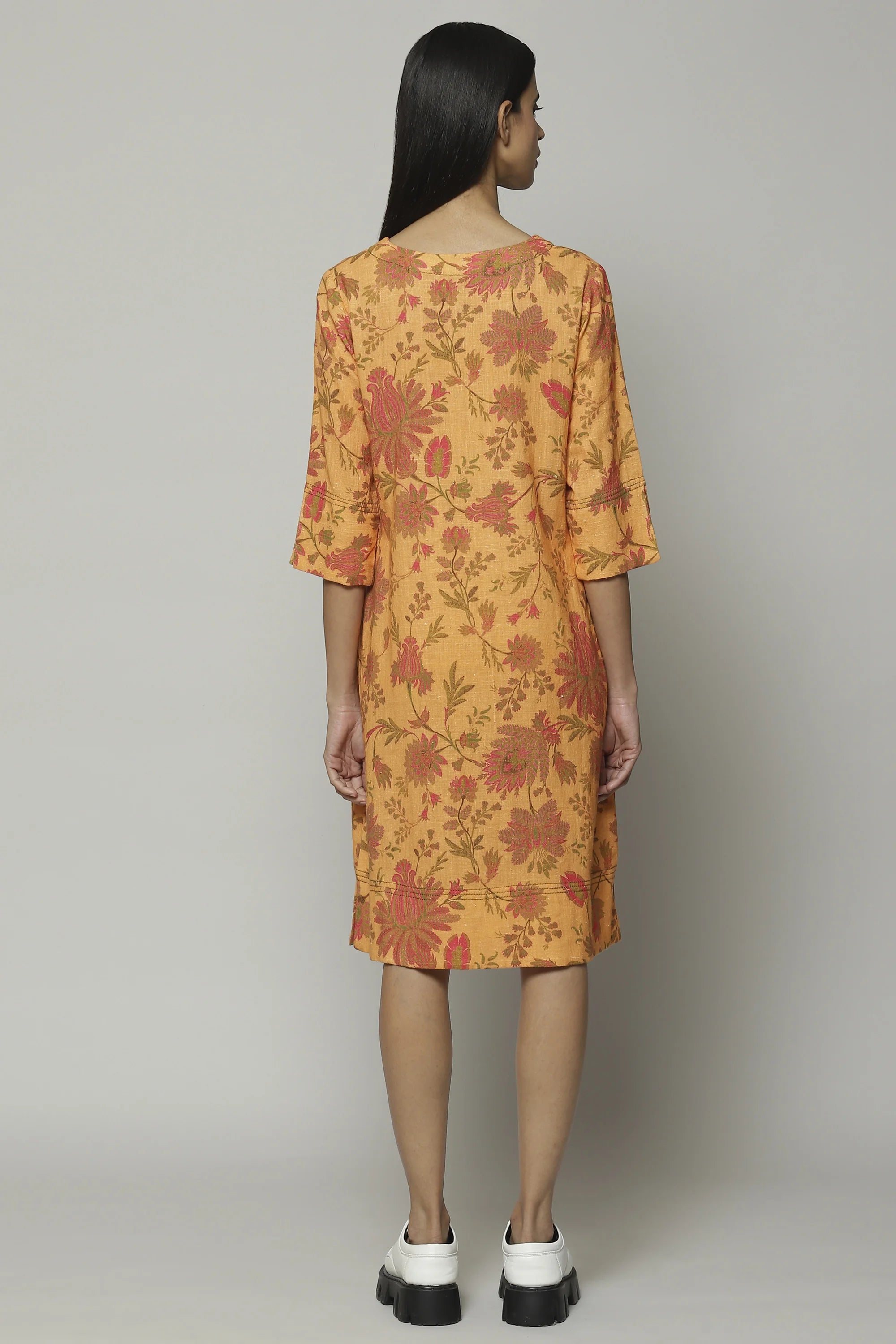 Chintz Print Handspun Handwoven Cotton Kurta