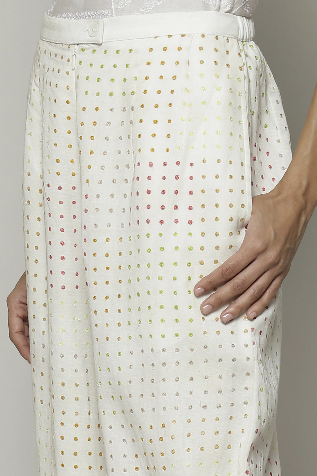 Embroidered Handwoven Tencel X Cotton Shirt Black