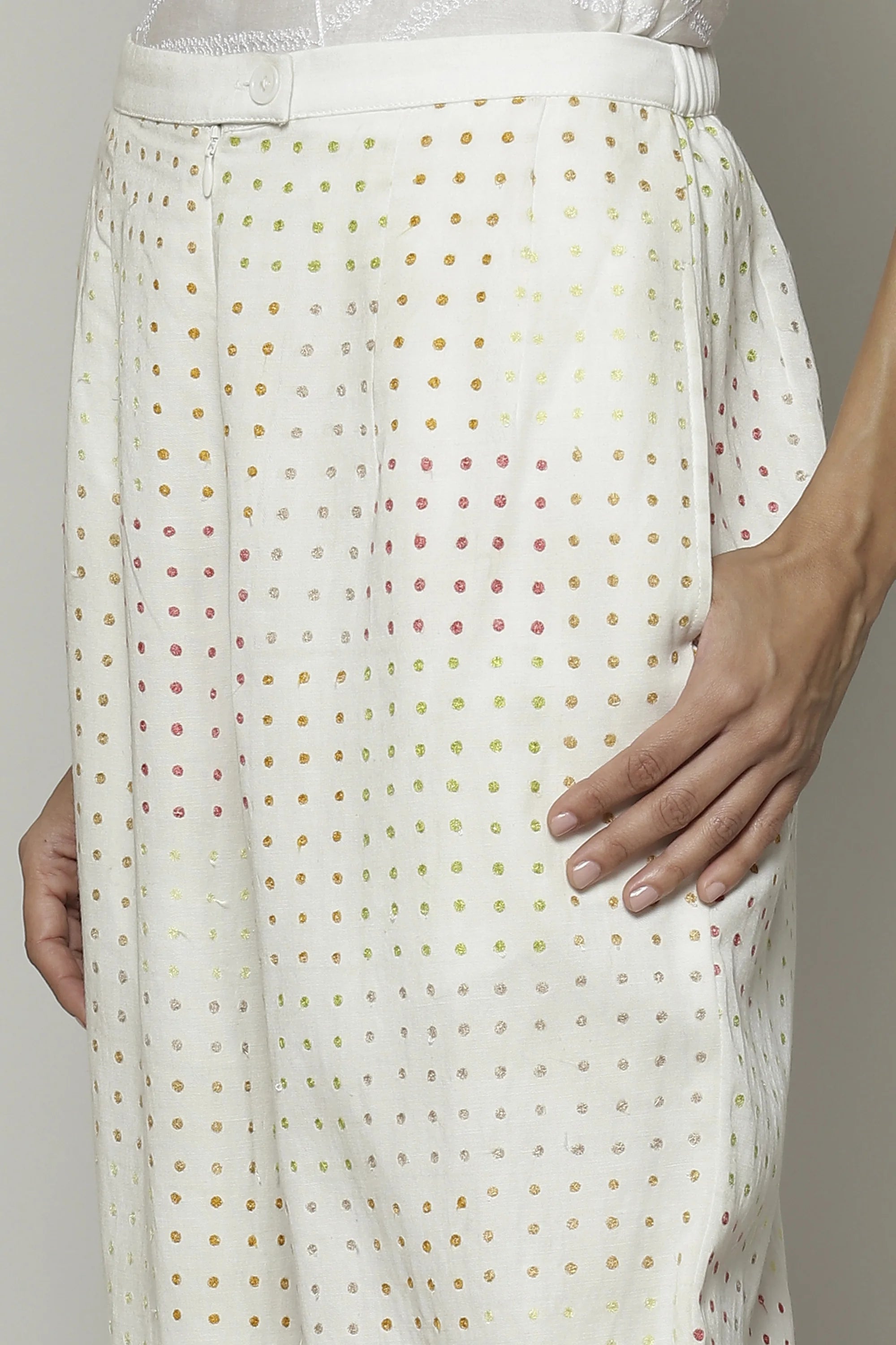 Embroidered Handwoven Tencel X Cotton Shirt Black