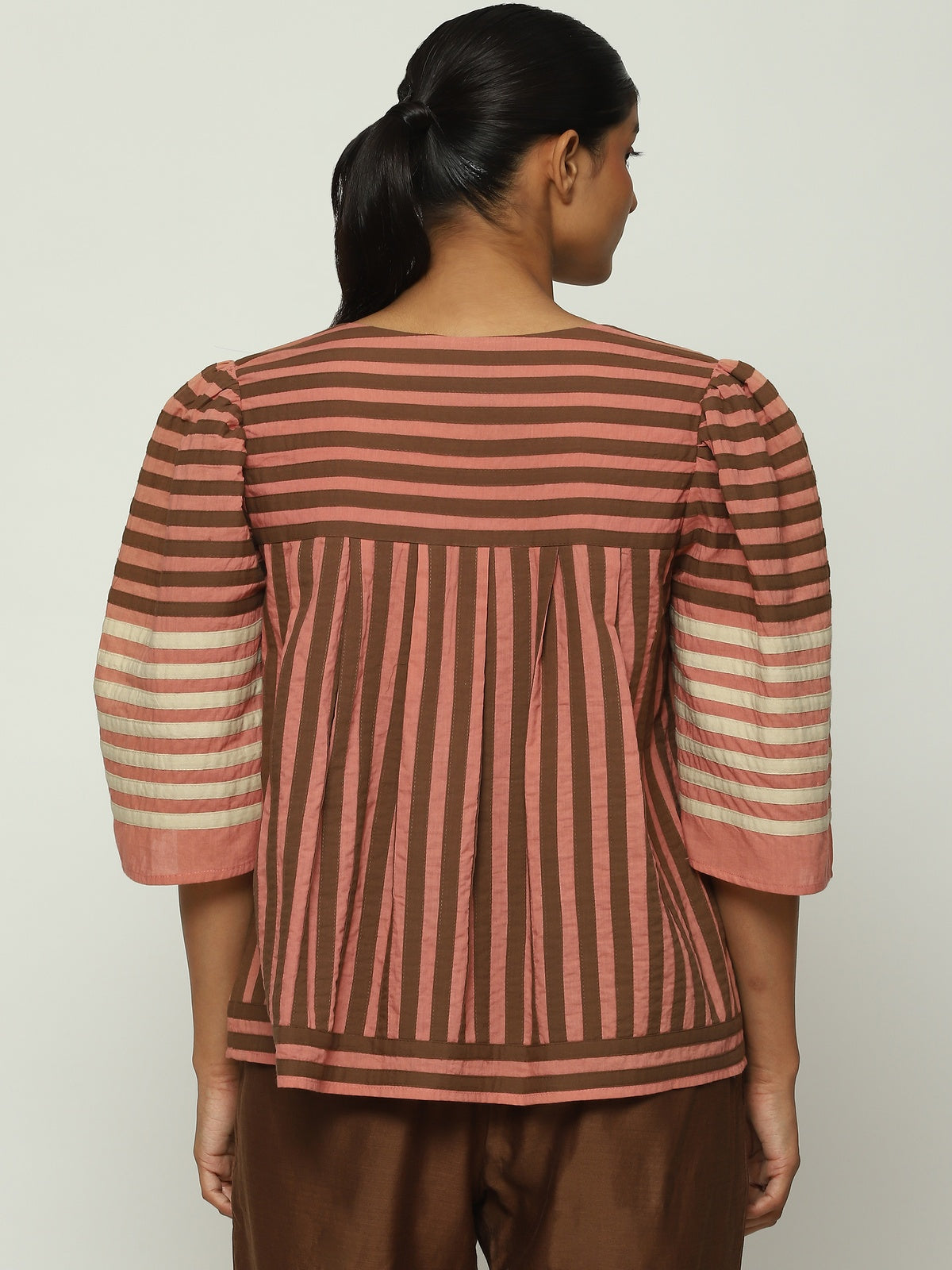 Applique Stripes Top