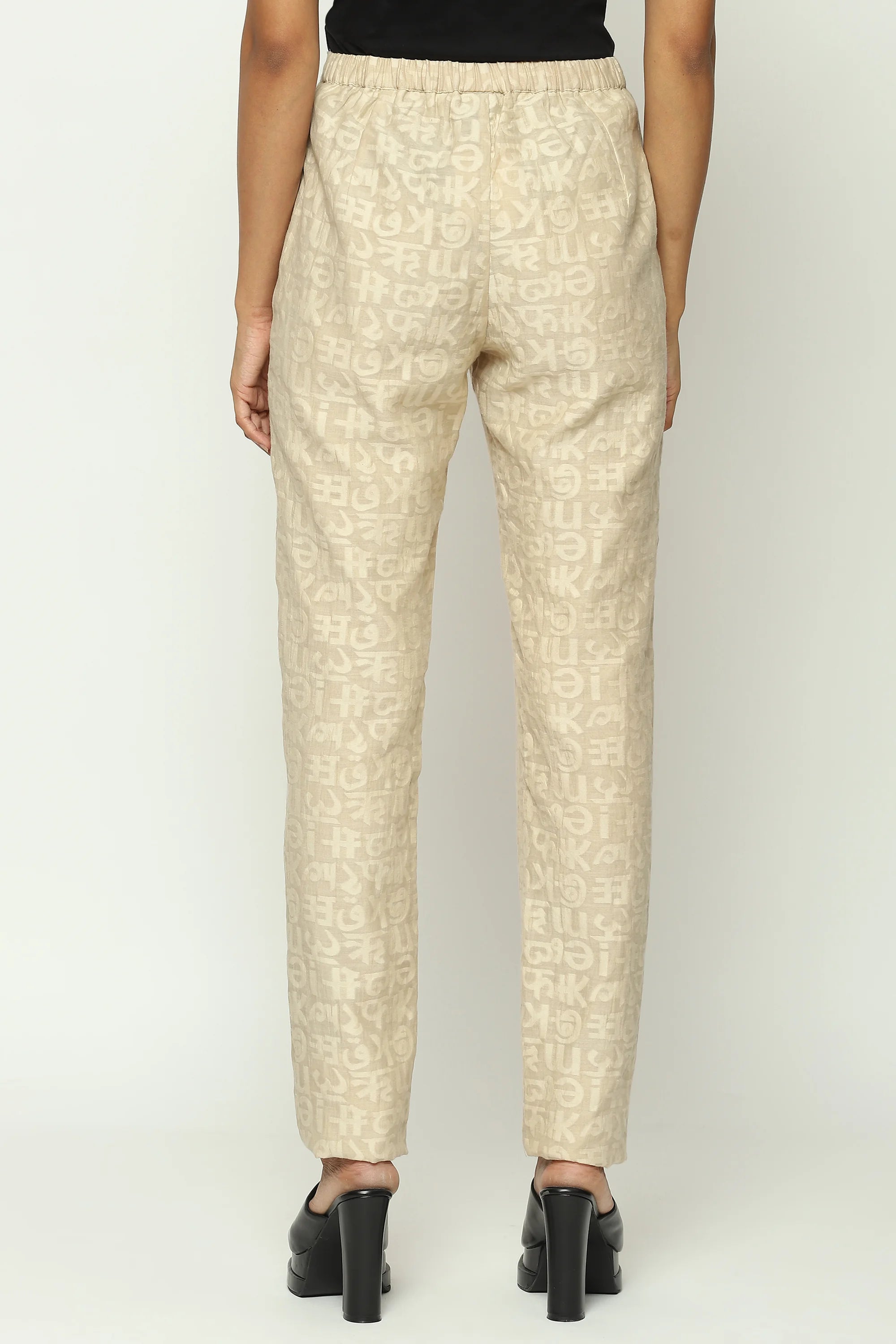 Calligraphy Cutwork Trouser
