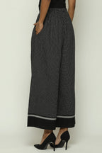 Chettinad Checks Black Border Trouser